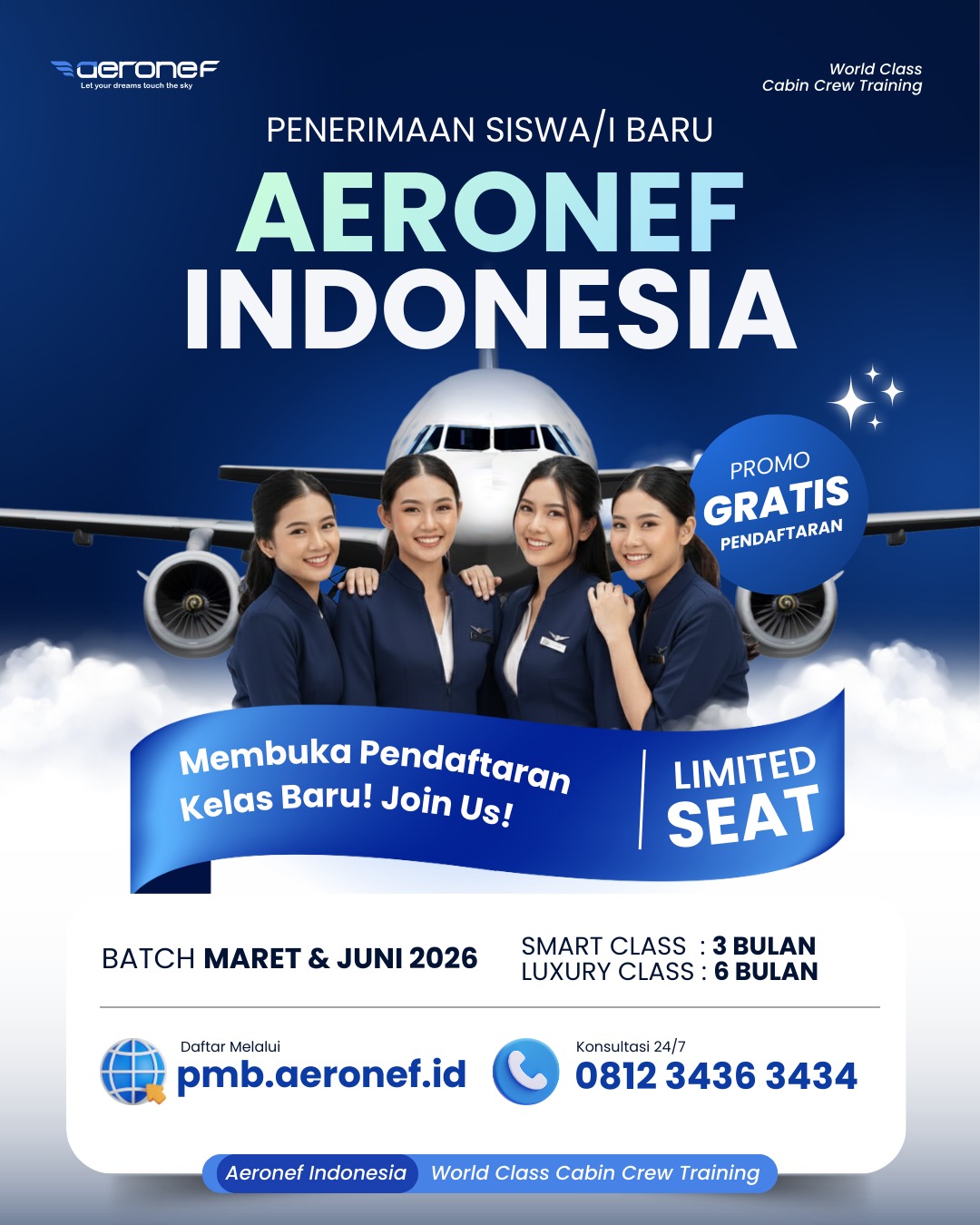 Cara Mendaftar Sekolah Pramugari di Indonesia