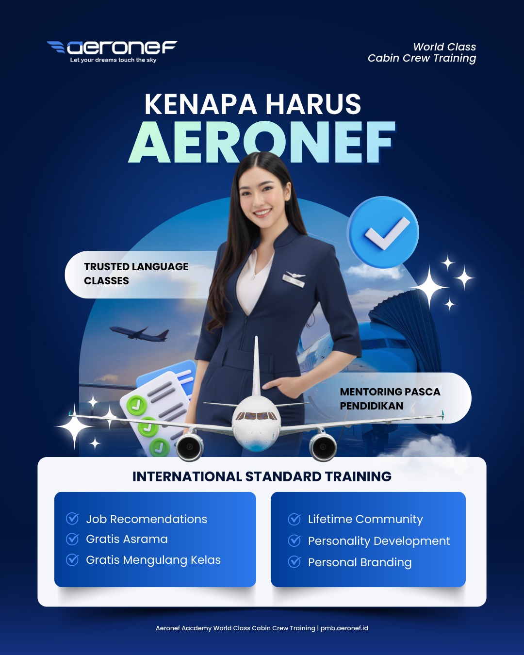 Sekolah Pramugari Super Fun di Jawa Timur