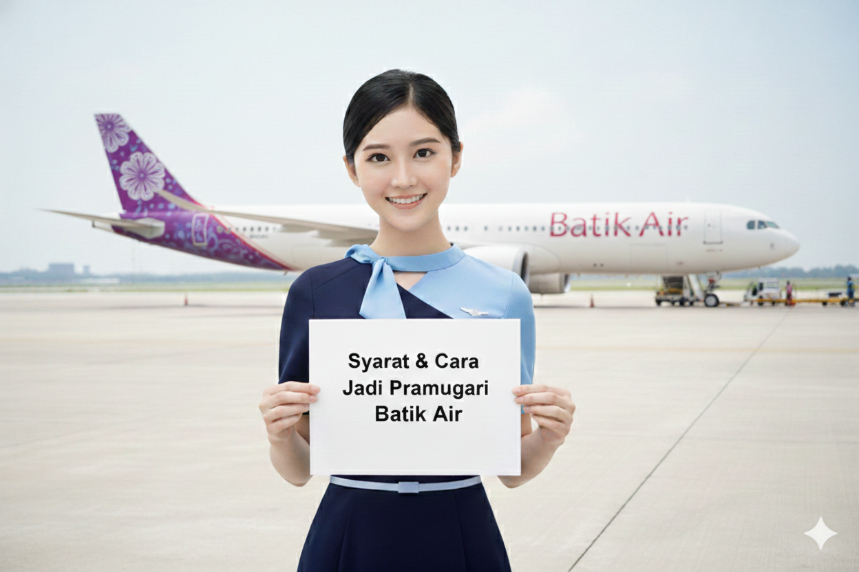 Syarat & Cara Jadi Pramugari Batik Air. Gambar Ilustrasi