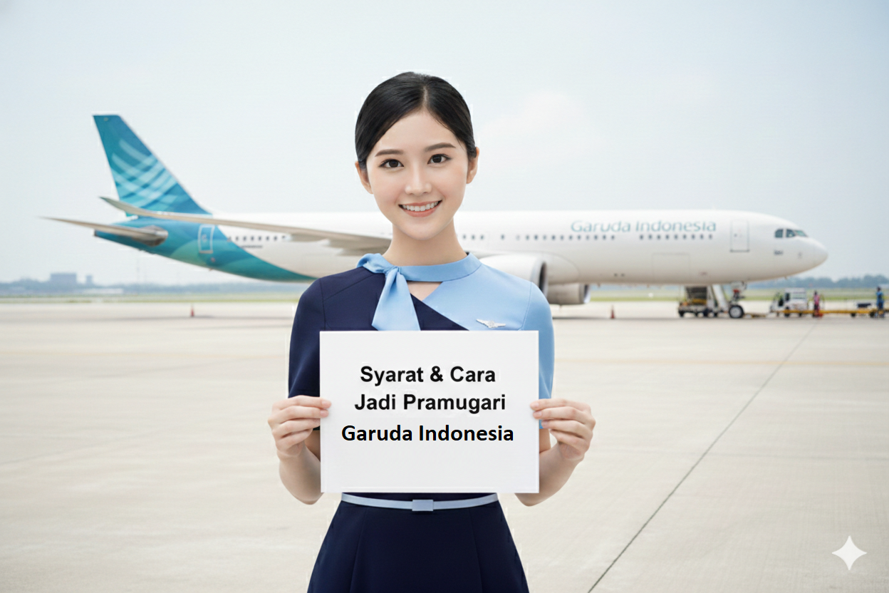 Syarat & Cara Jadi Pramugari Garuda Indonesia. Gambar Ilustrasi.