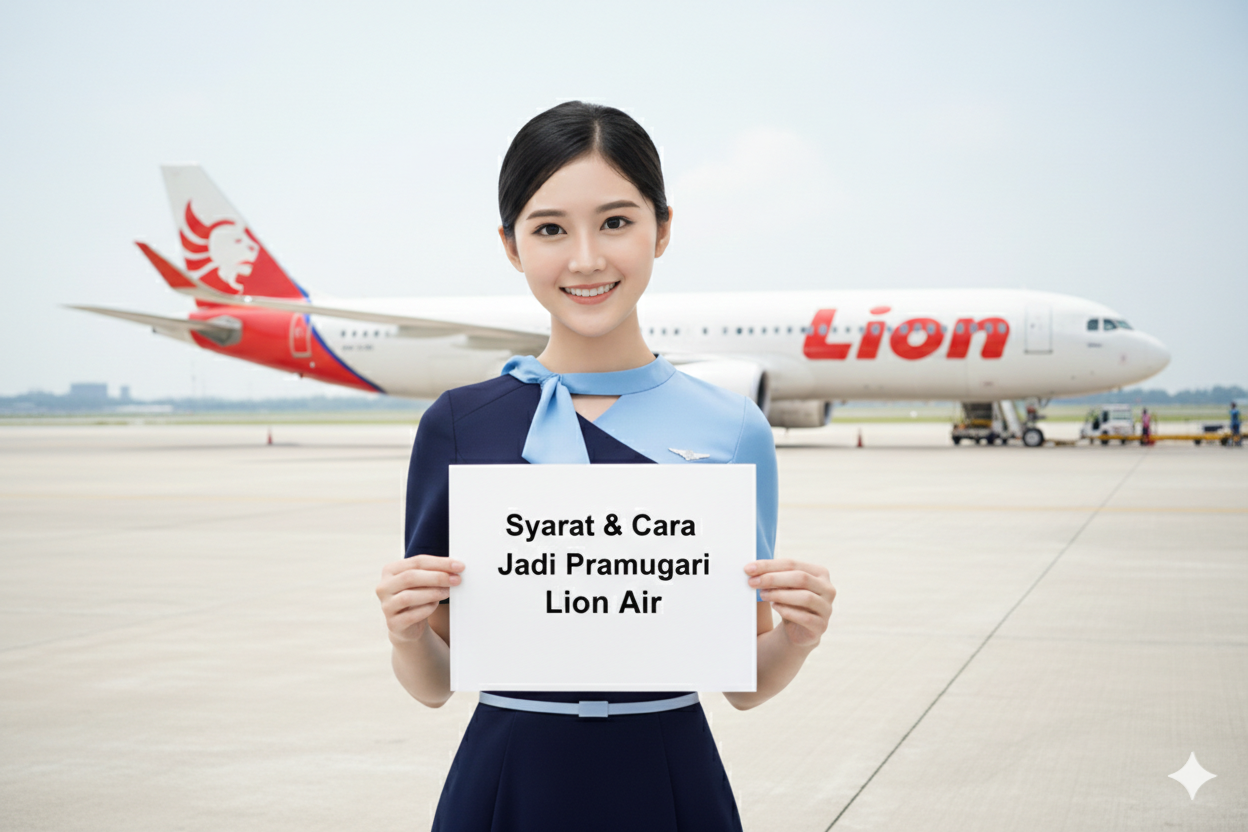 Syarat & Cara Jadi Pramugari Lion Air. Gambar Ilustrasi