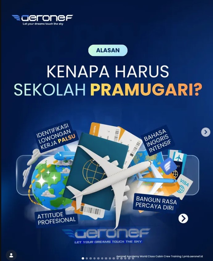 alasan kenapa kamu harus ikut sekolah pramugari
