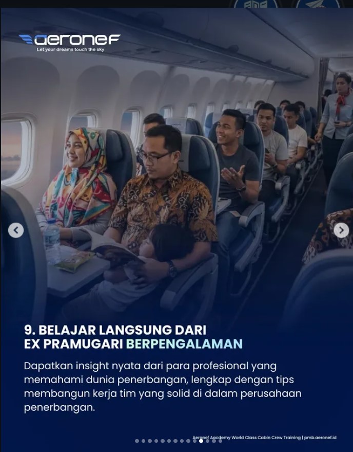 belajar langsung dari pramugari