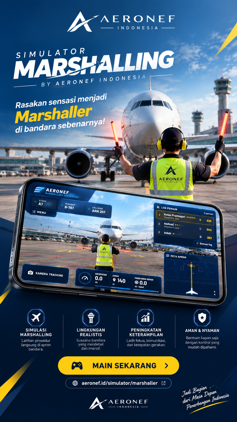 Aeronef Marshalling Simulator